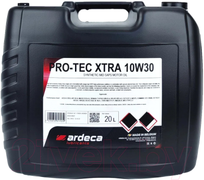 Моторное масло Ardeca Pro-Tec XTRA 10W30 / P20261-ARD020 (20л)