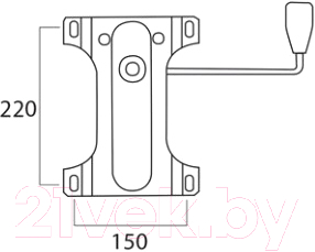 Механизм качания для кресла Brabix Топ-ган 150х220 / 532523