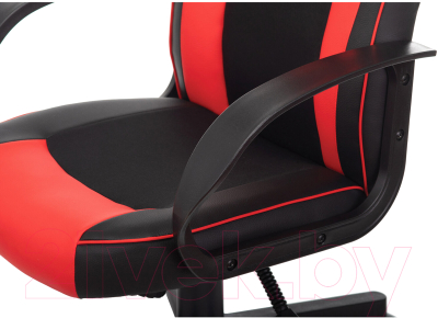 Кресло геймерское Brabix Game GM-017 / 532642 (черный/красный)