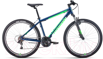 Велосипед Forward Apache 27.5 1.0 Classic / RBK22FW27920 (17, синий/ярко-зеленый)