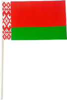 Флаг Флаг Республики Беларусь (10x20см, бумага) - 