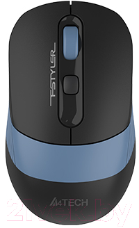 Мышь A4Tech FB10C  (черный/синий)