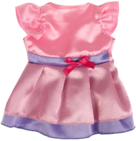 Аксессуар для куклы Карапуз Платье розово-фиолетовое / OTF-2202D-RU - 