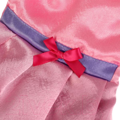 Аксессуар для куклы Карапуз Платье розово-фиолетовое / OTF-2202D-RU