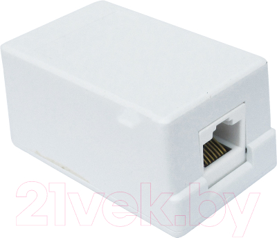 Изображение товара Розетка КС Дабрабыт RJ-45 1-местная ОП / 74889 (белый)