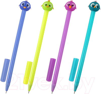 Изображение товара Ручка шариковая Юнландия Птенец / 143811 (ассорти, 0.7мм синий)