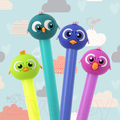 Изображение товара Ручка шариковая Юнландия Птенец / 143811 (ассорти, 0.7мм синий)