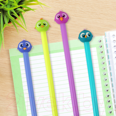 Изображение товара Ручка шариковая Юнландия Птенец / 143811 (ассорти, 0.7мм синий)