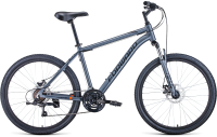 Велосипед Forward Hardi 26 2.1 D / RBK22FW26707 (26, серый матовый/черный) - 