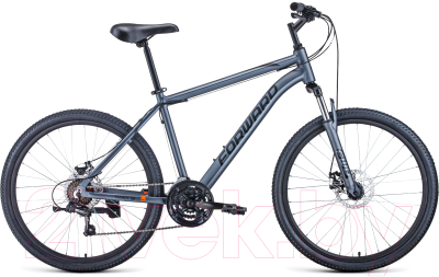 Велосипед Forward Hardi 26 2.1 D / RBK22FW26707 (26, серый матовый/черный)