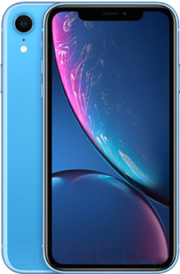 Смартфон Apple iPhone XR 64GB A2105 / 2BMRYA2 восстановленный Breezy Грейд B (голубой)