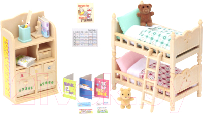 Комплект аксессуаров для кукольного домика Sylvanian Families Детская комната / 4254