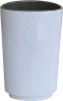 Стакан для зубной щетки и пасты Primanova Zen Melamine D-18542 (серый/белый) - 