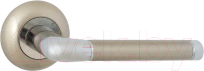 Ручка дверная Vettore R07.055 SN/CP (сатин/хром)