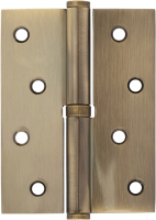 Петля дверная Vettore 2.5x75x100 1BB AB-L (левая, бронза) -