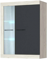 Шкаф навесной Памир Соната ВНС-800 (крафт белый/антрацит) - 