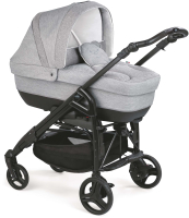 Детская универсальная коляска Cam Comby Family 3 в 1 / ART845025-T812 (серый меланж) - 