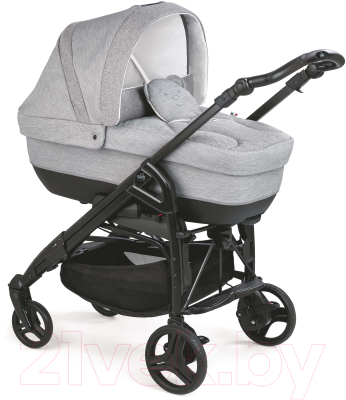 Детская универсальная коляска Cam Comby Family 3 в 1 / ART845025-T812 (серый меланж)