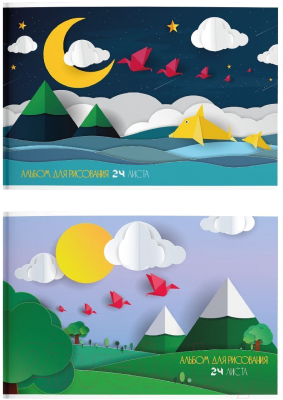 Изображение товара Альбом для рисования Schoolformat Творческий процесс / АЛС24-ТП (24л)