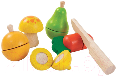 Набор игрушечных продуктов Plan Toys Фруктов и овощей / 5337