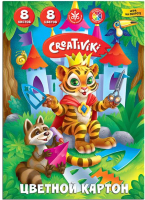 

Набор цветного картона Creativiki, КЦ8Л8ЦКР