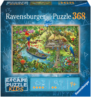 Пазл Ravensburger Пазл-квест Детские джунгли / 12989 (368эл)