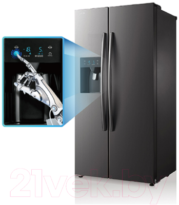 Холодильник с морозильником Toshiba GR-RS660WE-PMJ