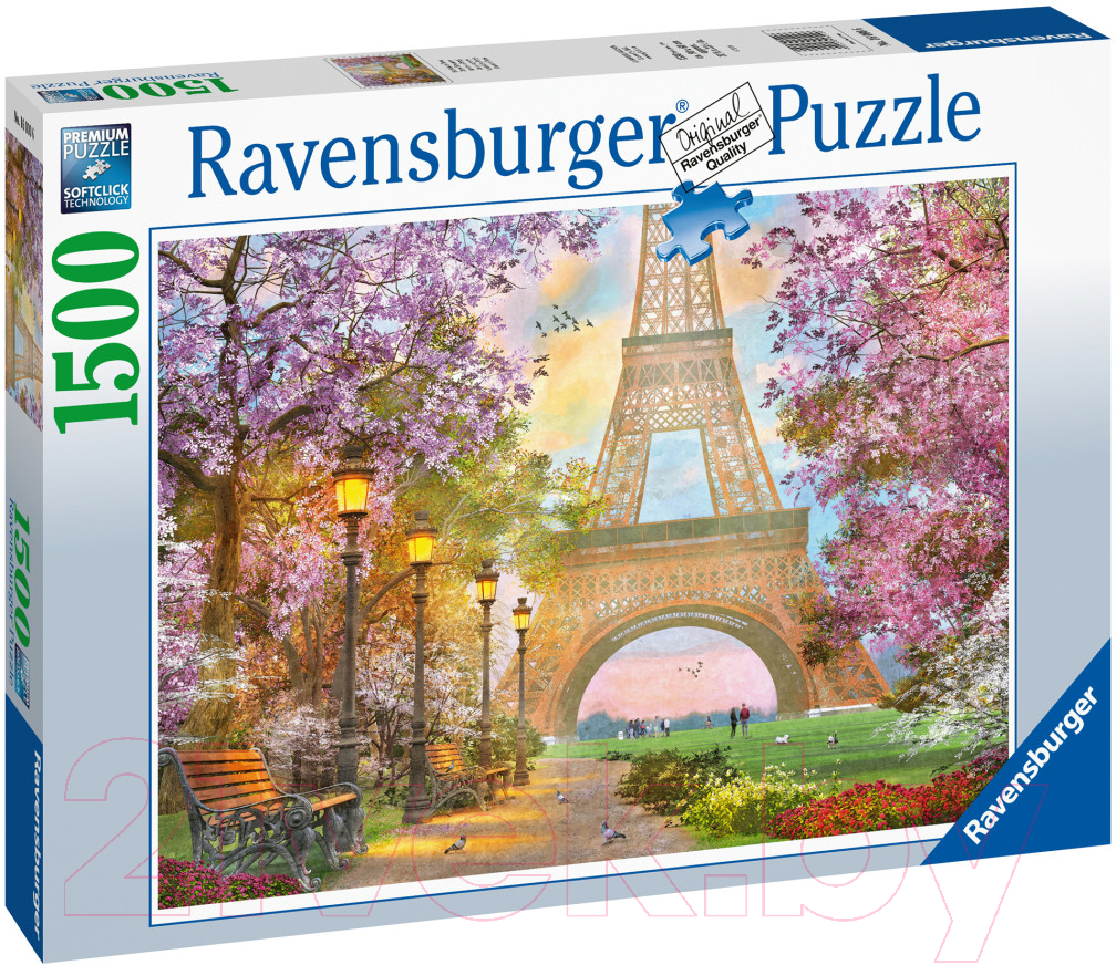 Пазл Ravensburger Романтика Парижа / 16000