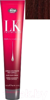 Крем-краска для волос Lisap Oil Protection Complex 5/5 (100мл, светло-каштановый красный) - 