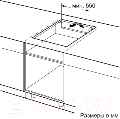 Индукционная варочная панель Bosch PUE61KBB5E