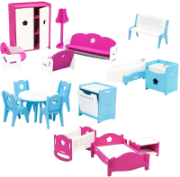 Комплект аксессуаров для кукольного домика Alatoys Мебель / НКМ02 - 