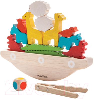 Развивающая игра Plan Toys Балансирующая лодка / 5136