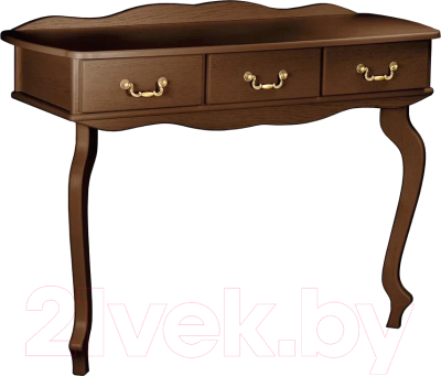 Консольный столик Мебелик Берже 6 (темно-коричневый)