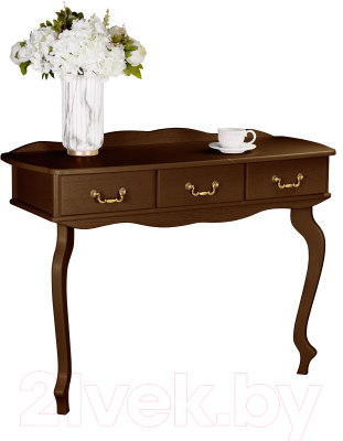 Консольный столик Мебелик Берже 6 (темно-коричневый)