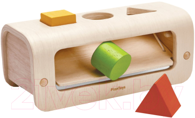 Сортер Plan Toys Блок для сортировки фигур / 5398