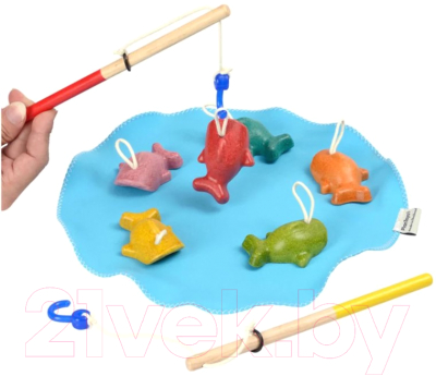 Развивающий игровой набор Plan Toys Рыбалка / 5629
