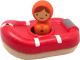 Набор игрушек для ванной Plan Toys Катер береговой охраны / 5668 - 