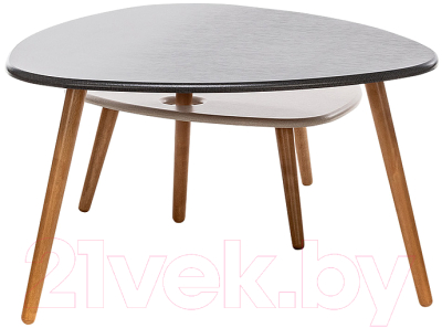 Изображение товара Журнальный столик Калифорния мебель Калифорния Стилгрей (серый лен/бежевый лен/дерево)