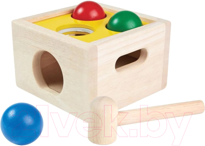Развивающий игровой набор Plan Toys Забивалка Молоток с шарами / 9424