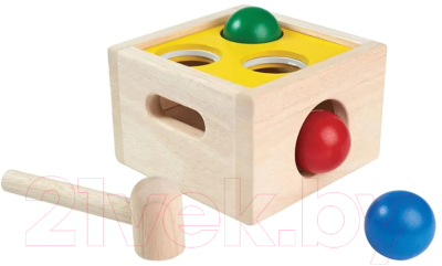 Развивающий игровой набор Plan Toys Забивалка Молоток с шарами / 9424