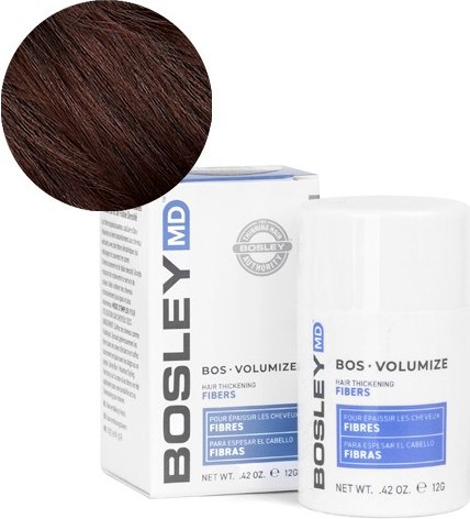 Тонирующая пудра для волос Bosley MD Volumize Hair Thickening Fibers Кератиновые волокна (темно-коричневый)