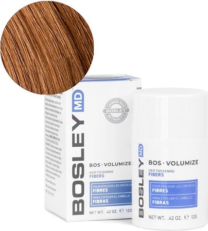 Тонирующая пудра для волос Bosley MD Volumize Hair Thickening Fibers Кератиновые волокна (светло-коричневый)