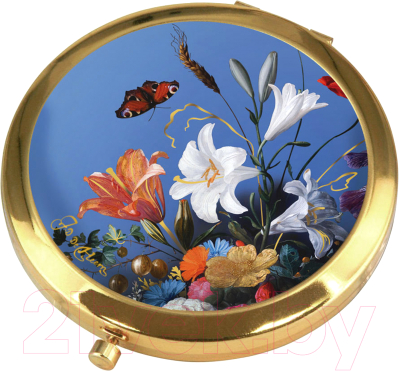 Зеркало карманное Goebel Artis Orbis Jan Davidsz de Heem Летние цветы / 67-061-44-1