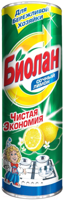 Универсальное чистящее средство Биолан Сочный лимон (400г)