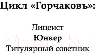 Художественная книга АСТ Горчаков. Юнкер (Пылаев В.) — фото 2