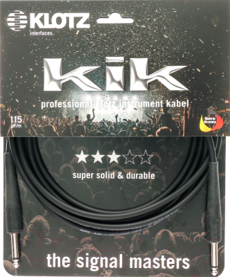 Изображение товара Кабель Klotz KIK2.0PPSW (2м, черный)
