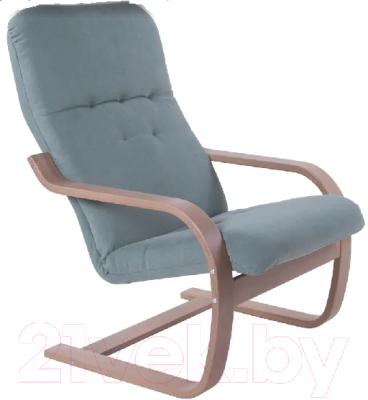 Кресло мягкое Мебелик Сайма (минт/шимо)