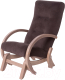 Кресло-глайдер Мебелик Мэтисон (грей браун/шимо) - 