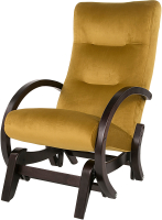 Кресло-глайдер Мебелик Мэтисон (охра/венге структура) - 