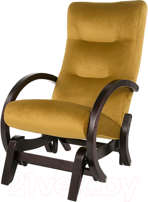 Кресло-глайдер Мебелик Мэтисон (охра/венге структура)
